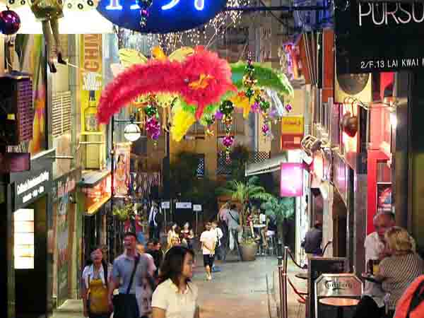 Lan Kwai Fong Tourists